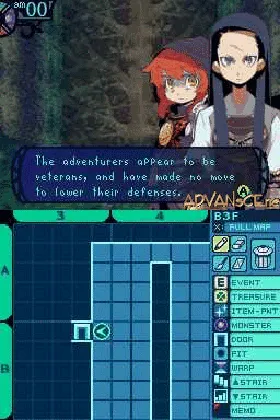 Etrian Odyssey (USA) screen shot game playing